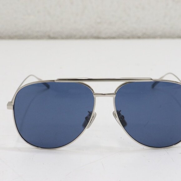 Givenchy Aviator Sunglasses Shiny Palladium/Blue - Picture 1 of 10